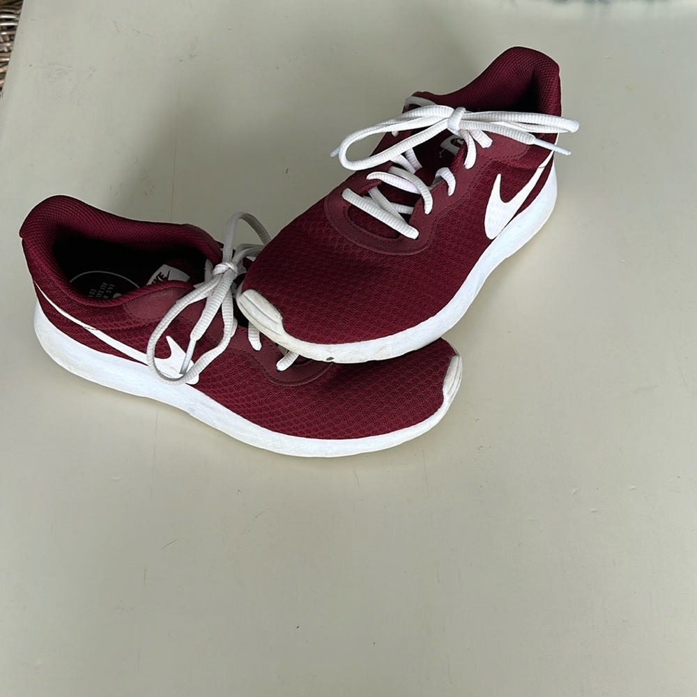 Nike Women’s Athletic Shoes in Burgundy and White